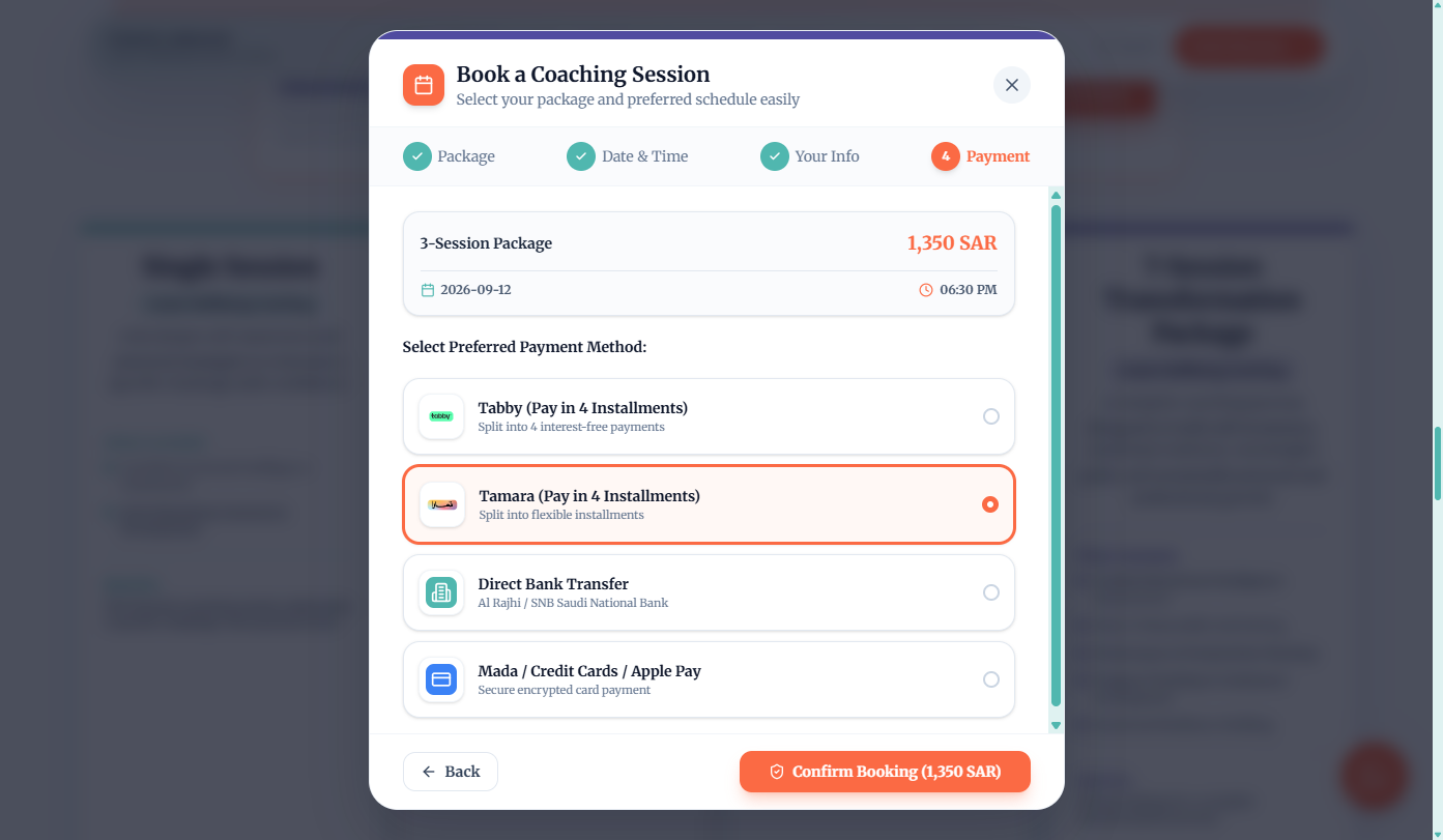 Coaching practice site - Service option4