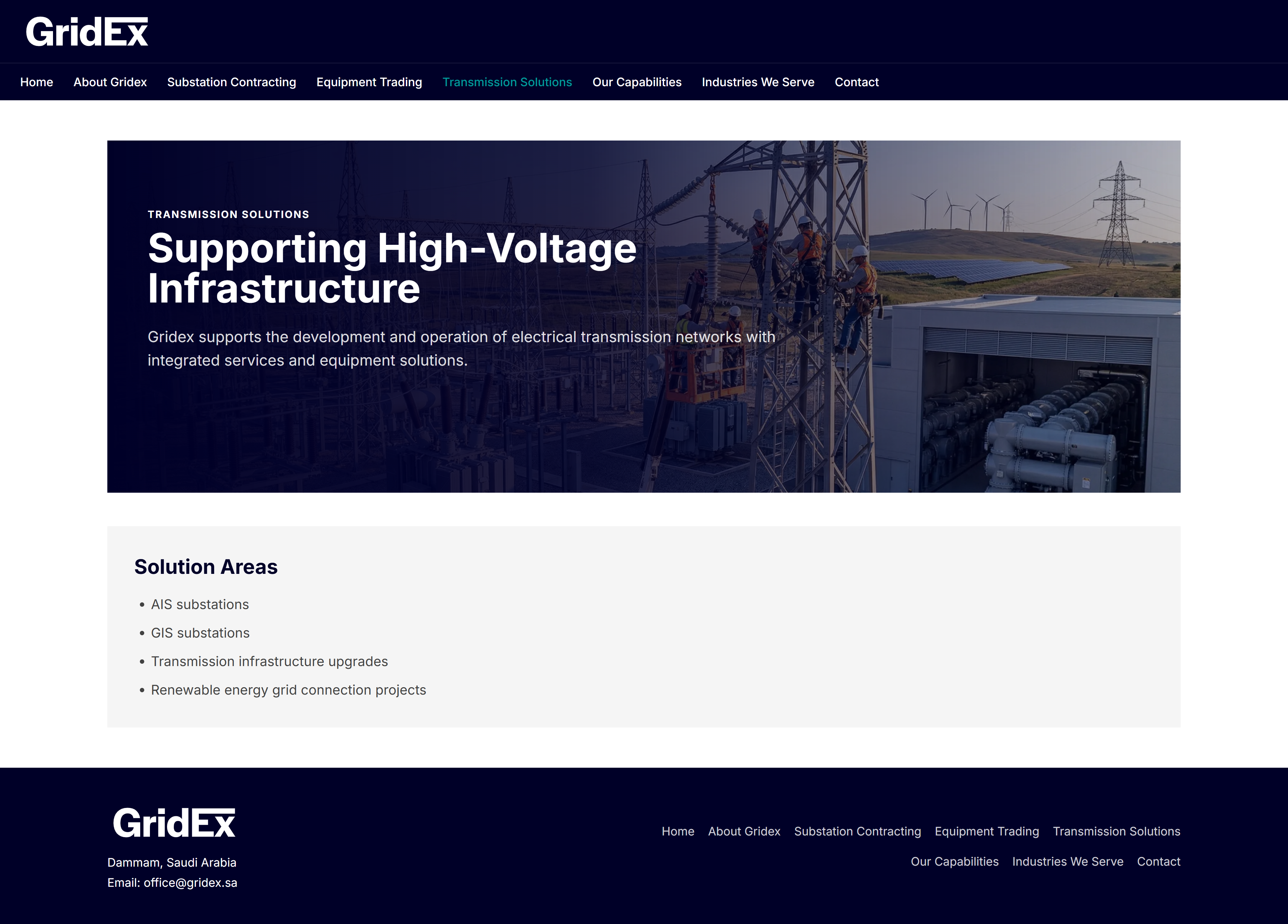 Transmission contractor site - transmission-solutions